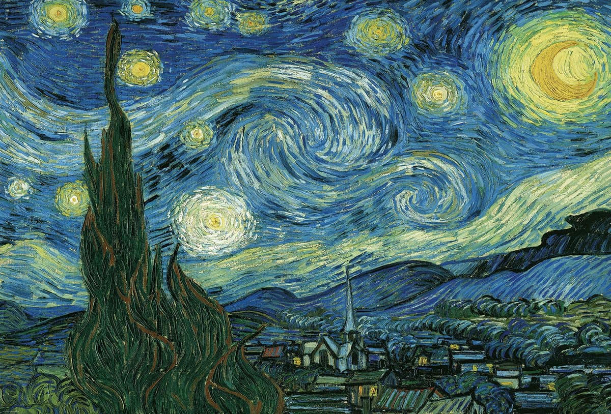 EUROGRAPHICS Puzzle Hvězdná noc 2000 dílků