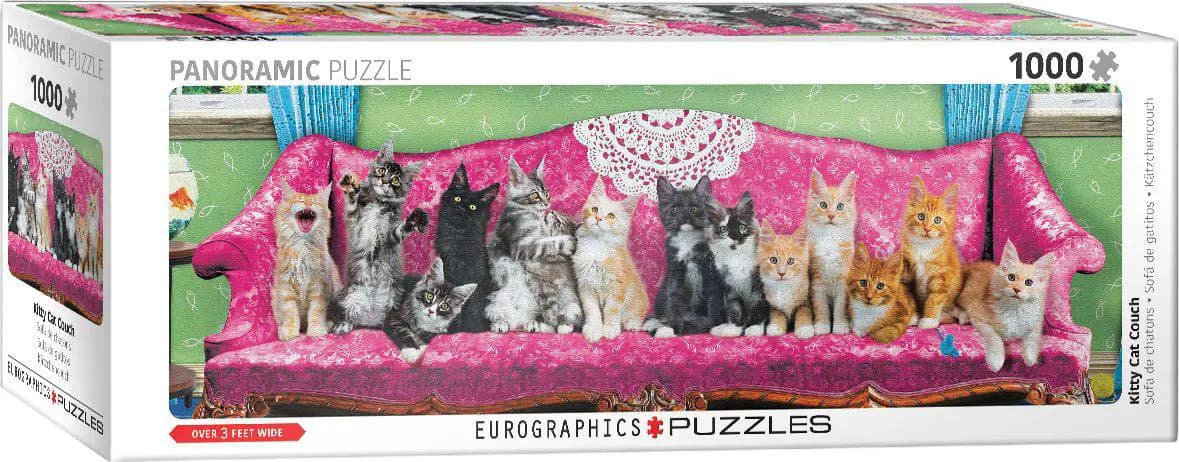 Eurographics - Puzzle Kitty Cat Couch - 1000 dielov