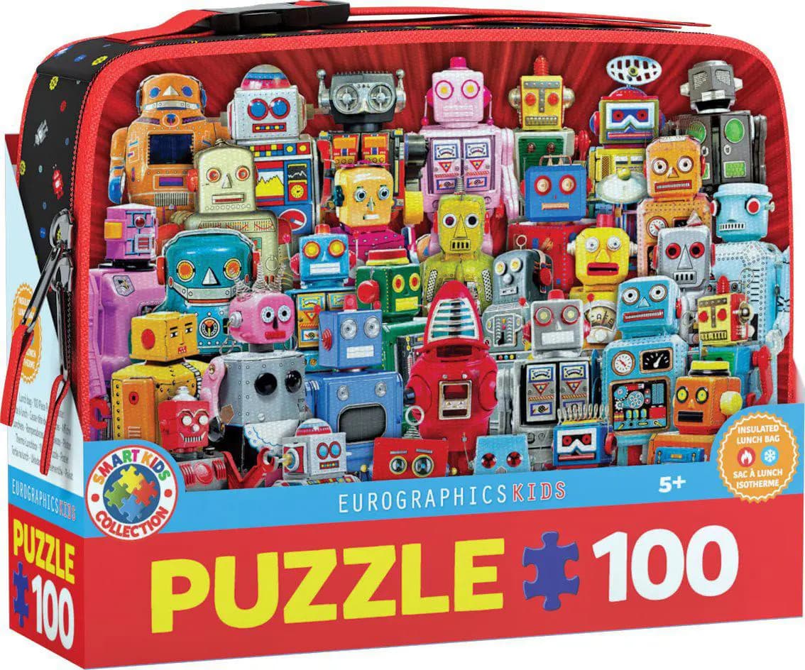 Eurographics - Puzzle Lunch Bag: Robots - 100 dielov