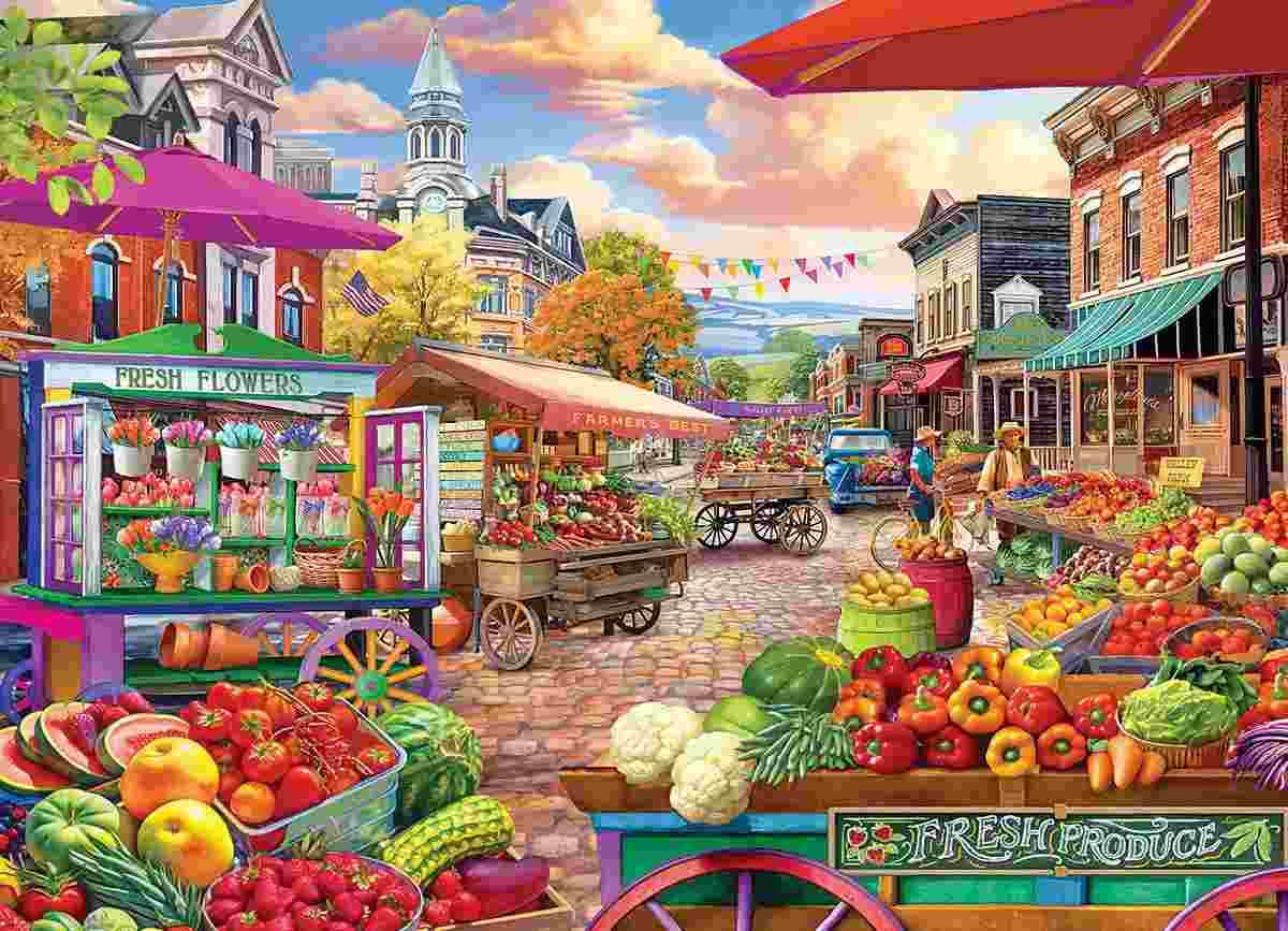 Eurographics - Puzzle Market Day - 1000 dielov