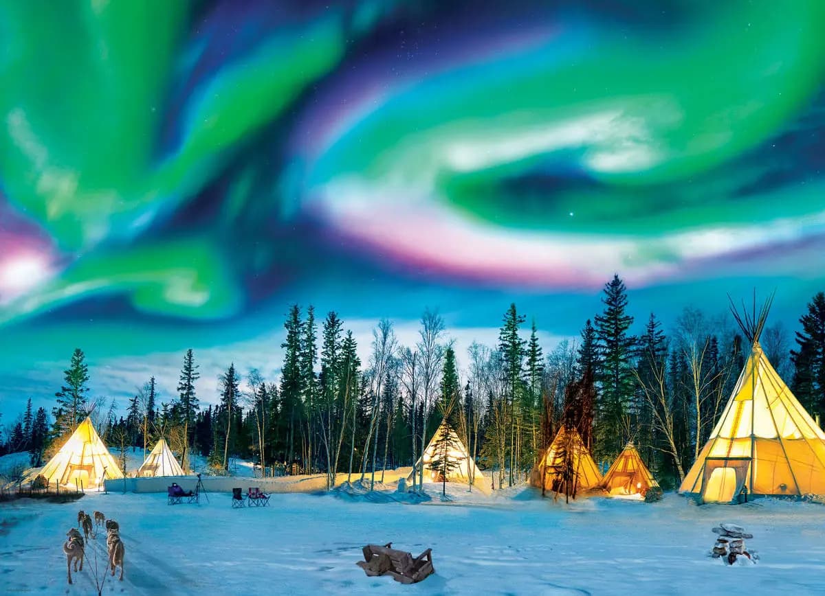 Eurographics - Puzzle Northern Lights - 1000 dielov