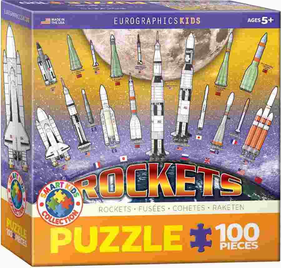 Eurographics - Puzzle Rockets - 100 dielov