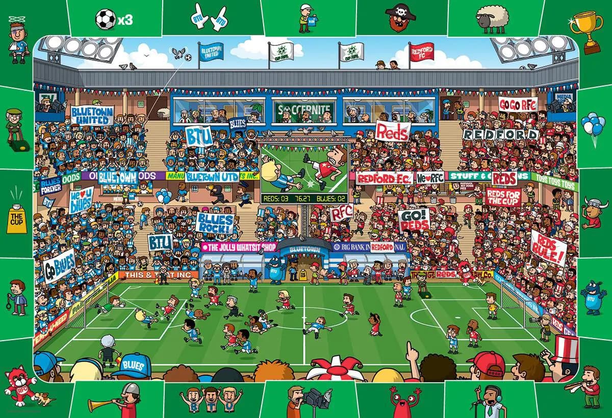 Eurographics - Puzzle Soccer - 100 dielov