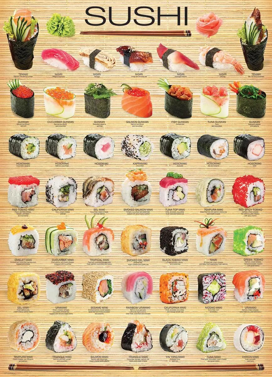 Eurographics - Puzzle Sushi - 1000 dielov