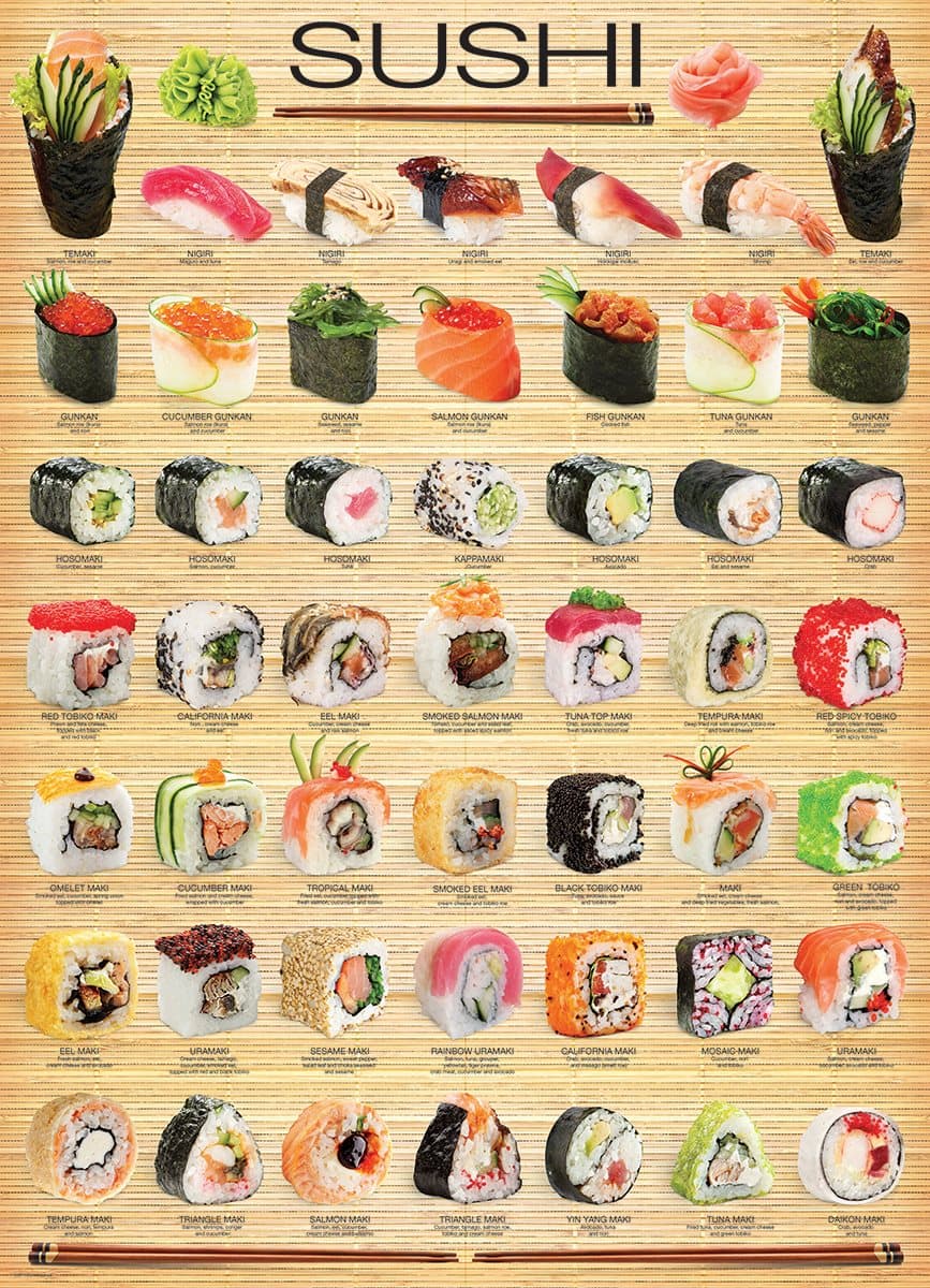 EUROGRAPHICS Puzzle Sushi 1000 dílků