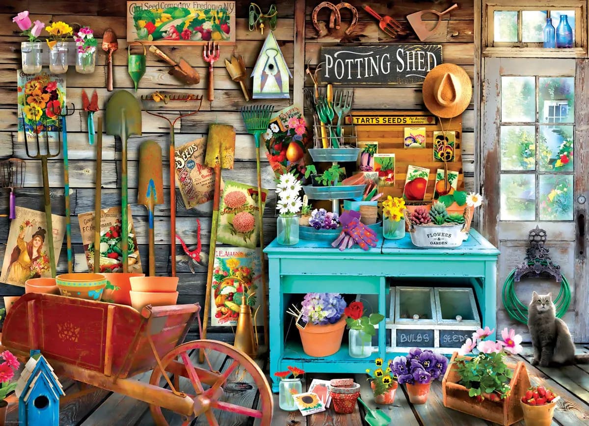 Eurographics - Puzzle The Potting Shed - 1000 dielov