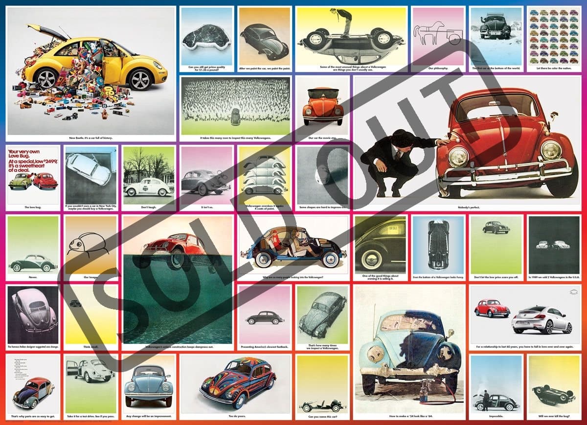 EUROGRAPHICS Puzzle Volkswagen Brouk 1000 dílků
