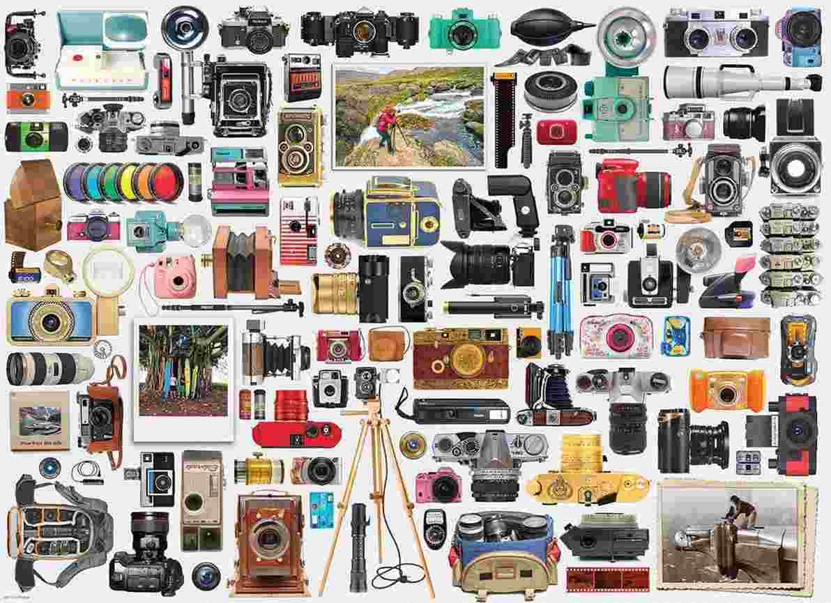 Eurographics - Puzzle World of Cameras - 1000 dielov