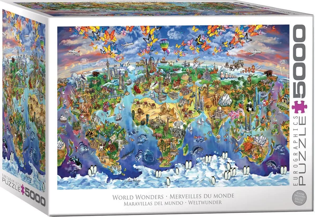 Eurographics - Puzzle World Wonders - 5000 dielov