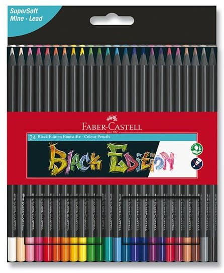Faber-Castell Pastelky Black Edition 24ks
