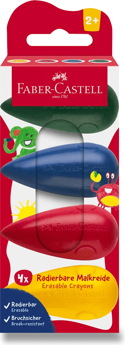 Faber-Castell Voskové pastelky do dlaně 4ks