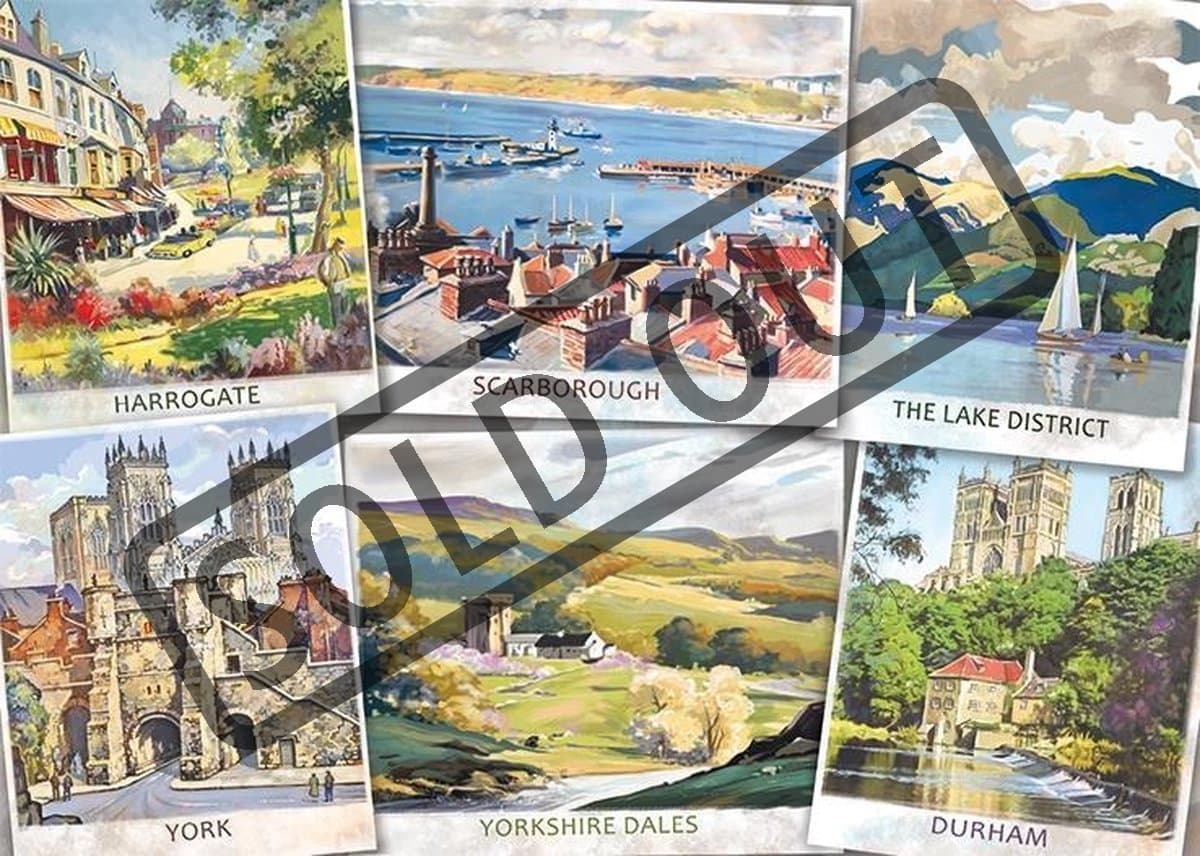 FALCON Puzzle Severské krásy 1000 dílků