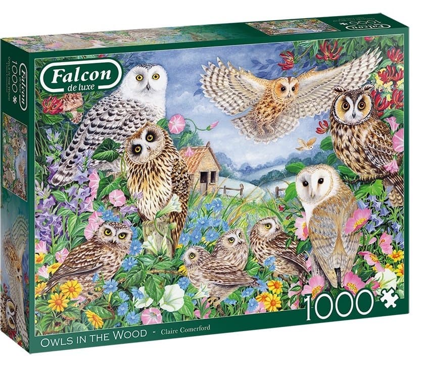 FALCON Puzzle Sovy v lese 1000 dílků