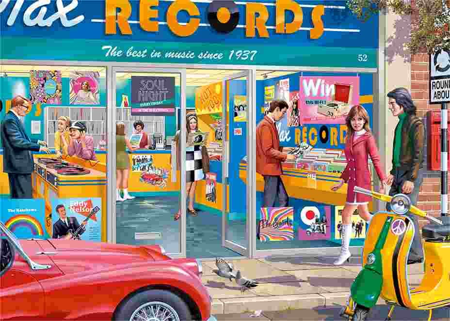 Falcon - Puzzle The Record Shop - 1000 dielov