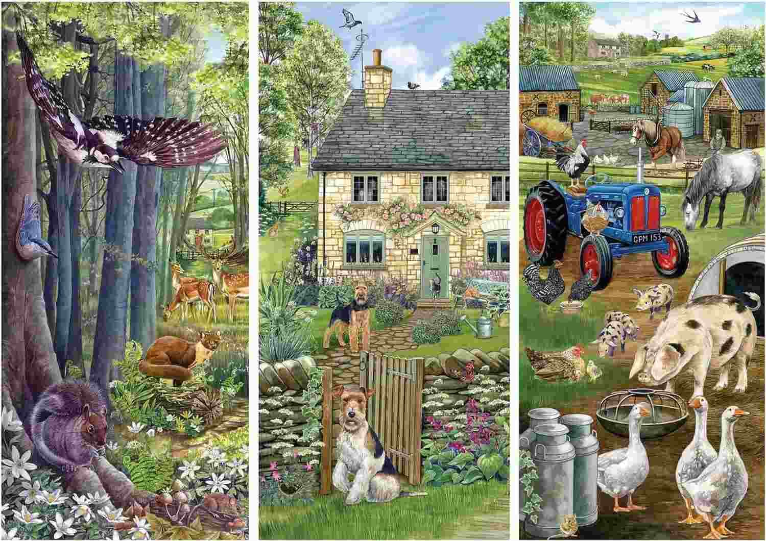 Falcon - Puzzle Woodland Farm - 1000 dielov