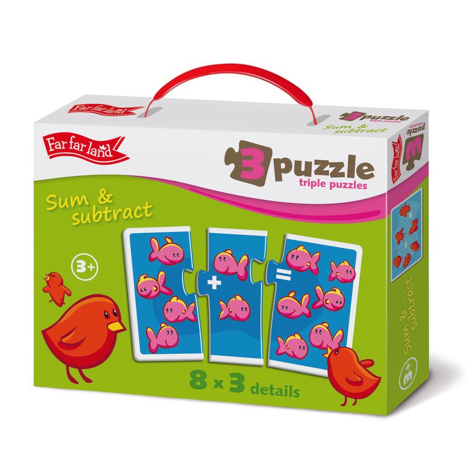 Far far land Puzzle vzdelávacie Počty