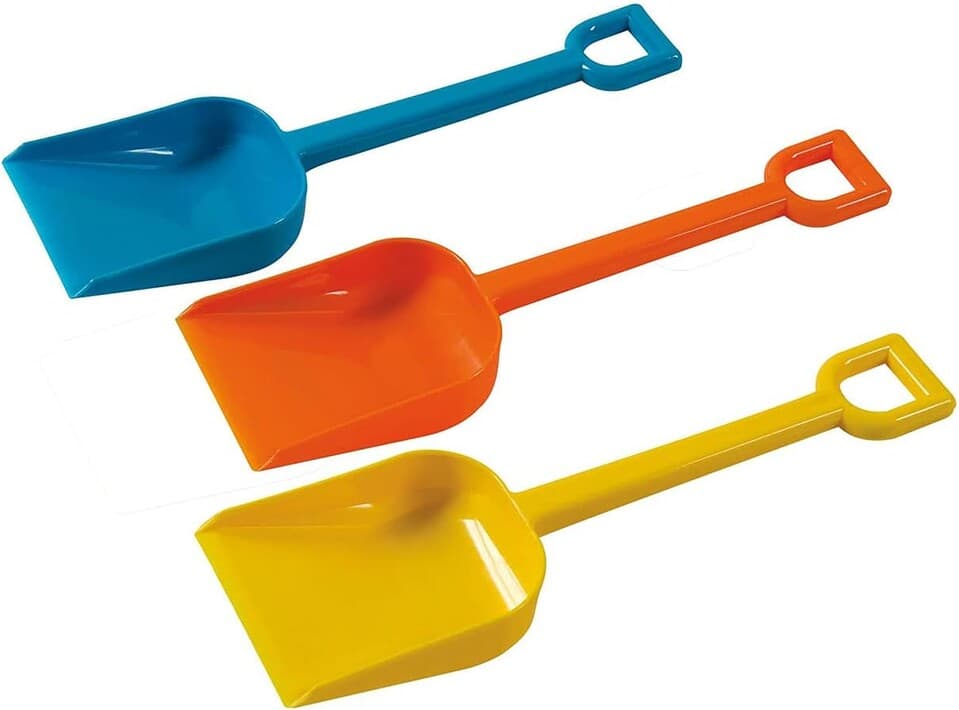 Farebná lopatka do piesku 24cm - modrá