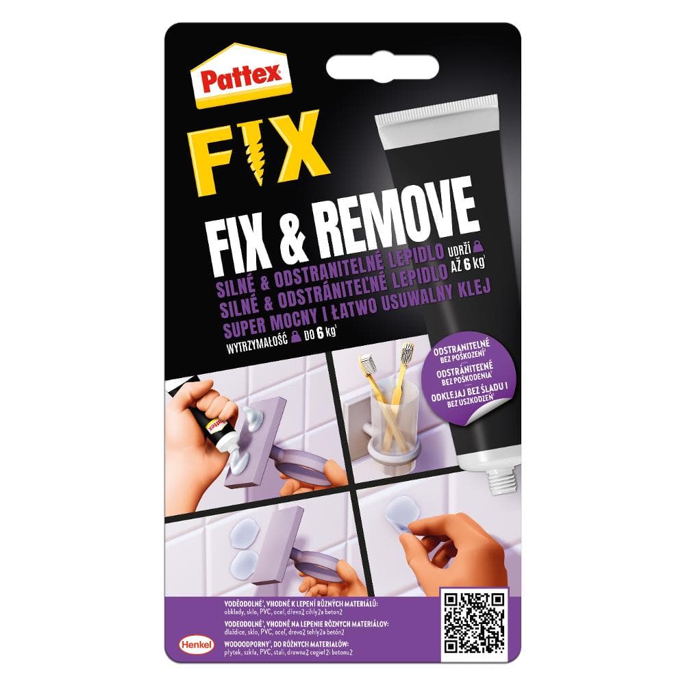 Fix & Remove montážne lepidlo PATTEX