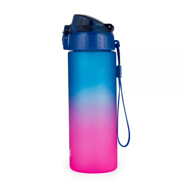 Fľaša oxybag 600ml modro-ružová ombre