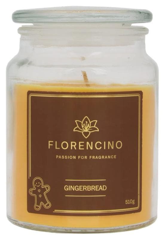 Florencino vonná sviečka v skle 510g Gingerbread