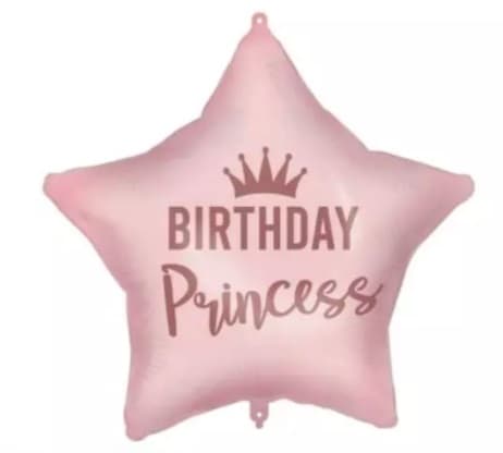 Fóliový balón Birthday Princess 46cm