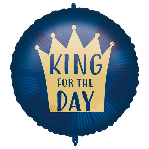 Fóliový balón "King for the day" 46 cm