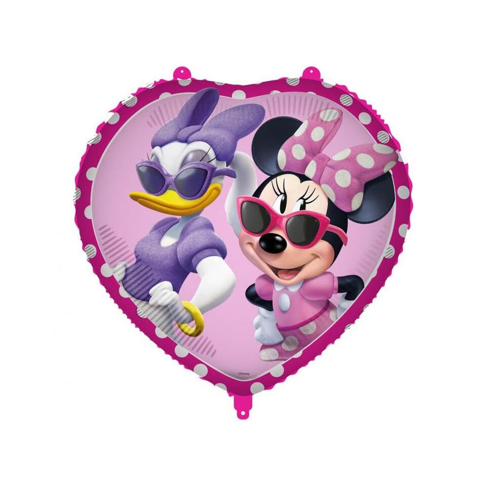 Fóliový balón Minnie srdiečko 46cm