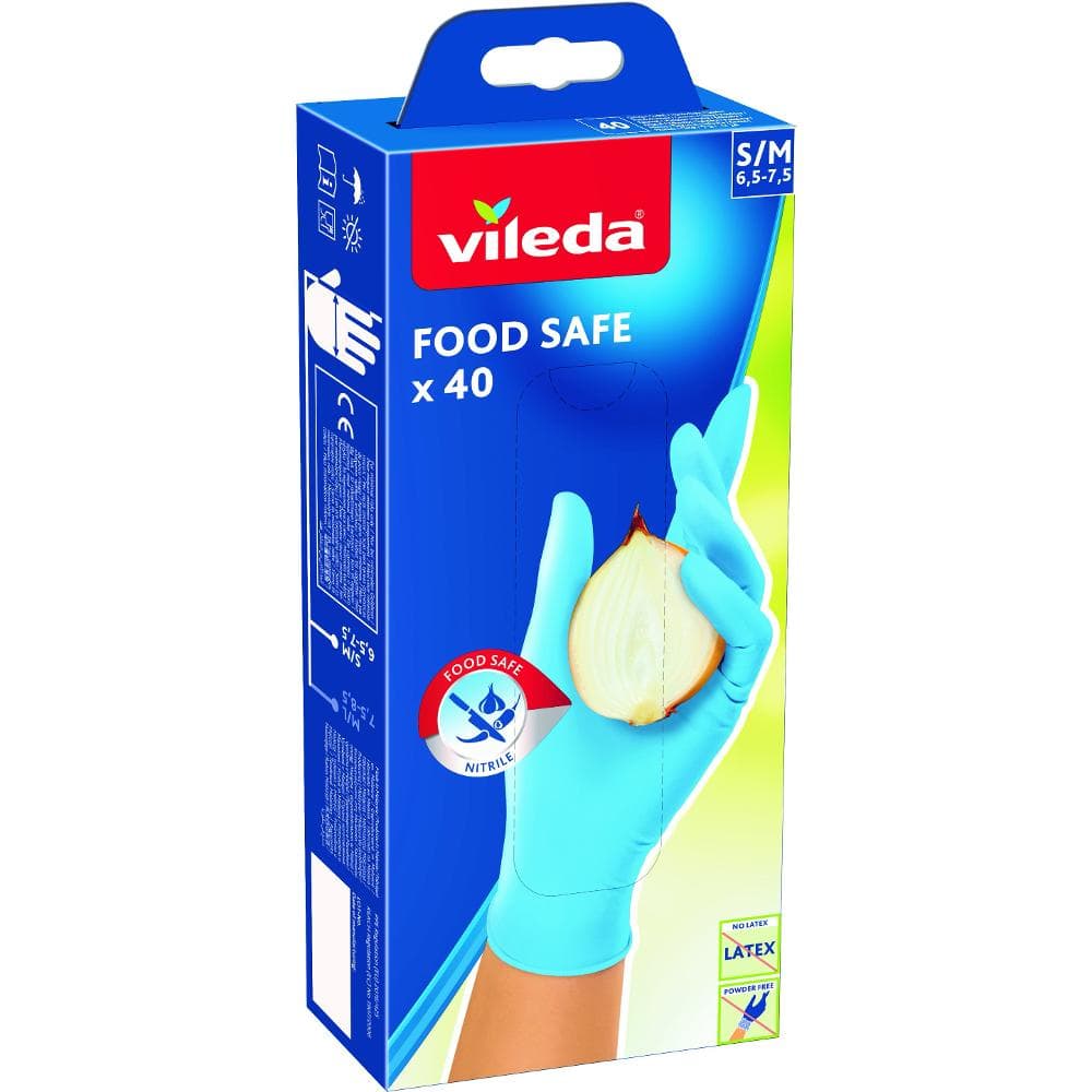Food Safe rukavice S/M 40ks VILEDA