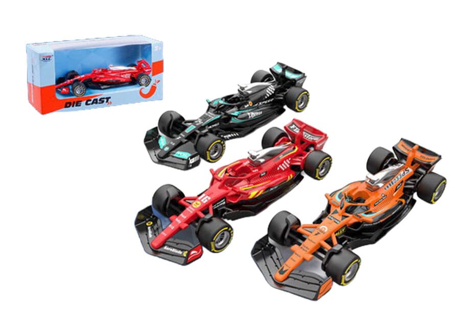 Formula kovová 13,5cm - oranžová