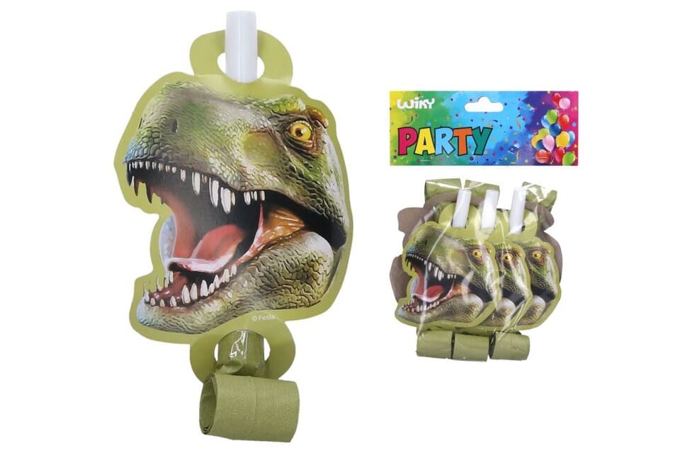 Frkačky párty s terčíkom Dino 6ks