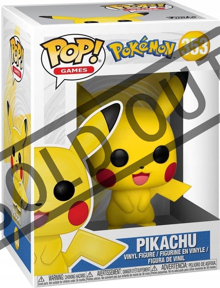 FUNKO GAMES Funko POP! Pokémon: Pikachu