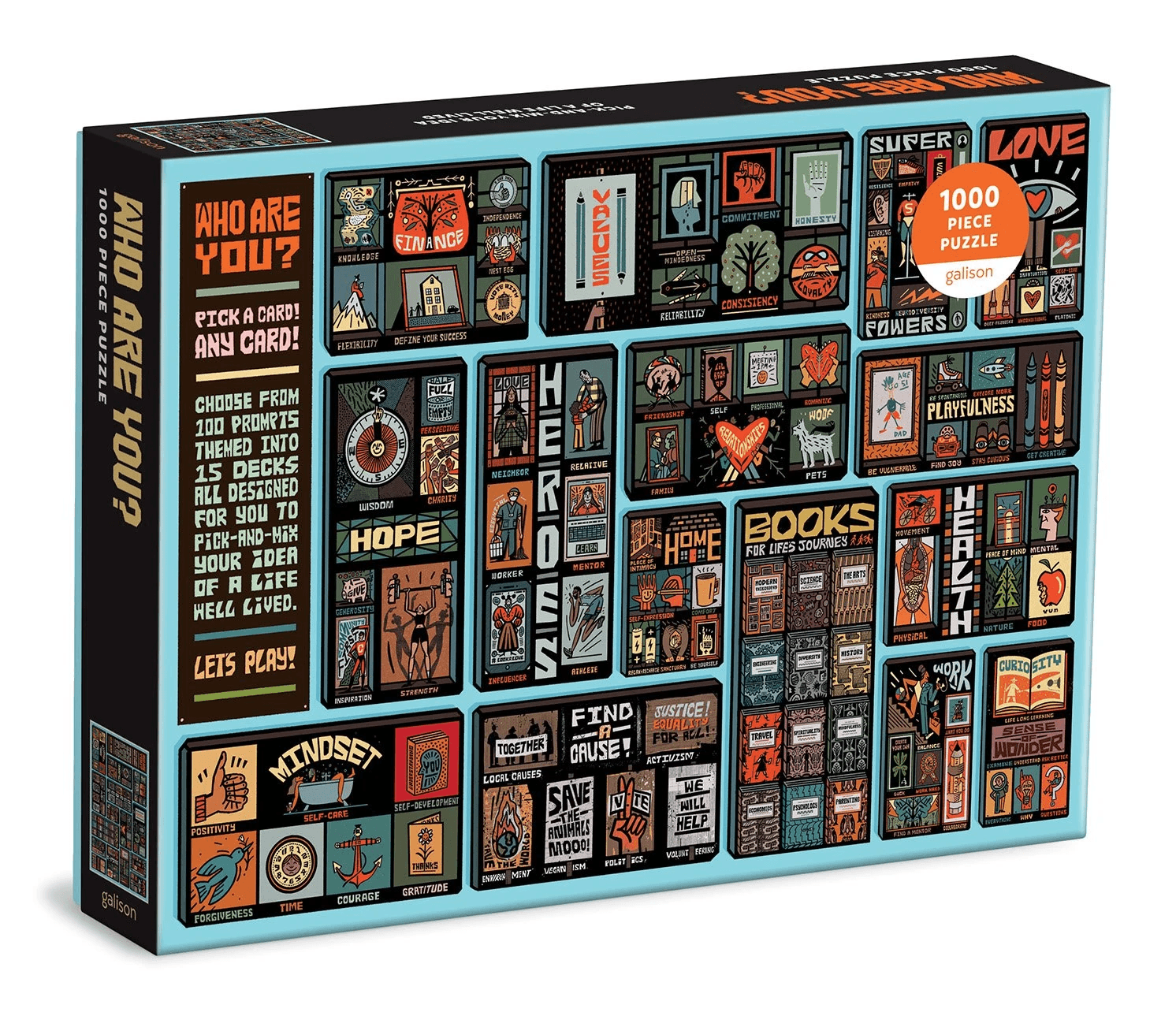 GALISON Puzzle Who Are You? 1000 dílků