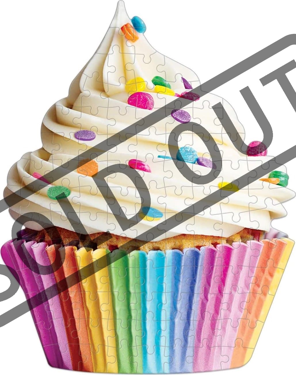 GALISON Tvarové puzzle Sladký cupcake 100 dílků