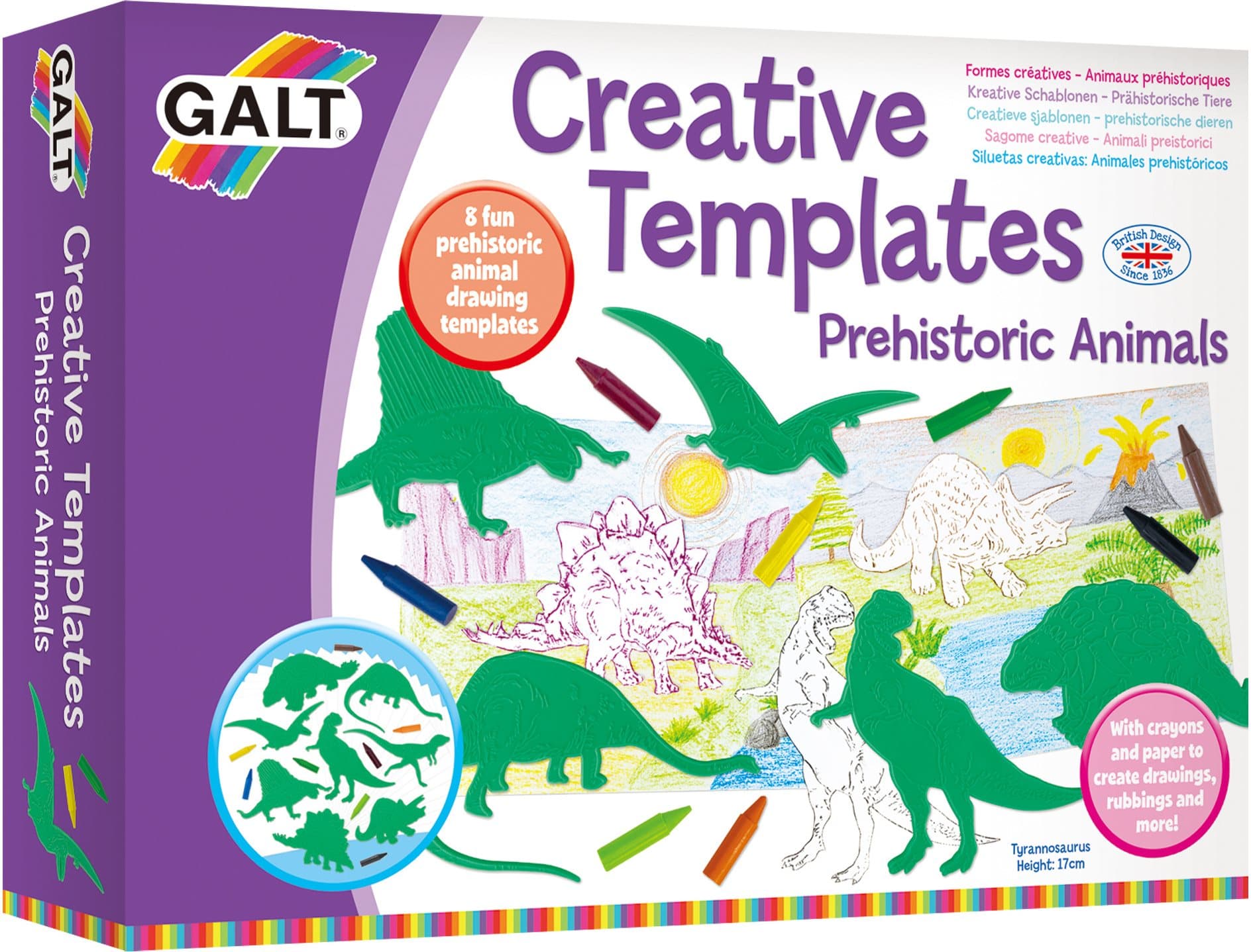 GALT Kreativní šablony Dinosauři