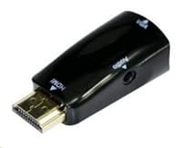 GEMBIRD HDMI - redukcia VGA+Audio (M/F, čierna)