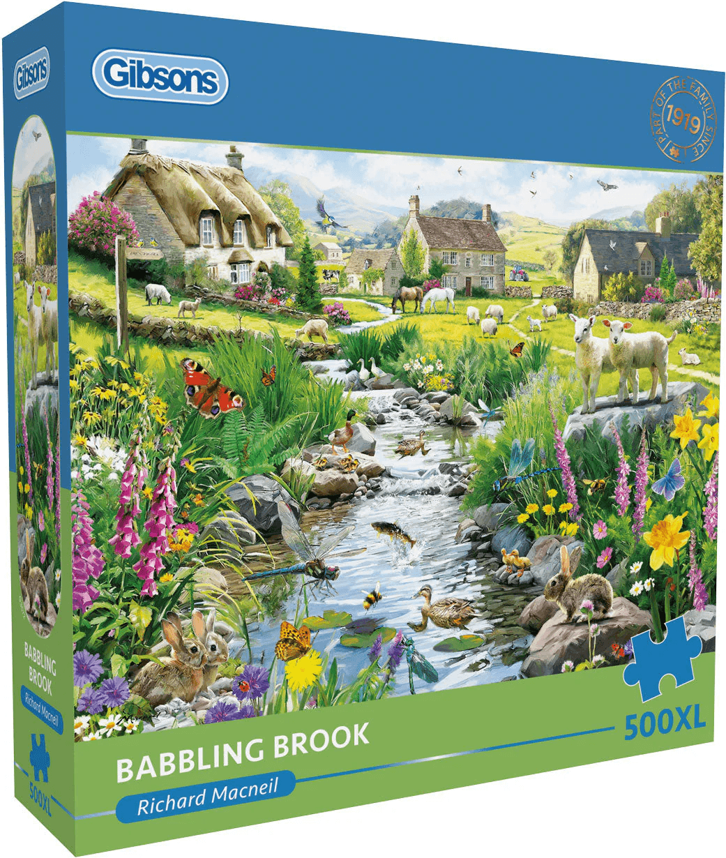 GIBSONS Puzzle Bublající potůček XL 500 dílků