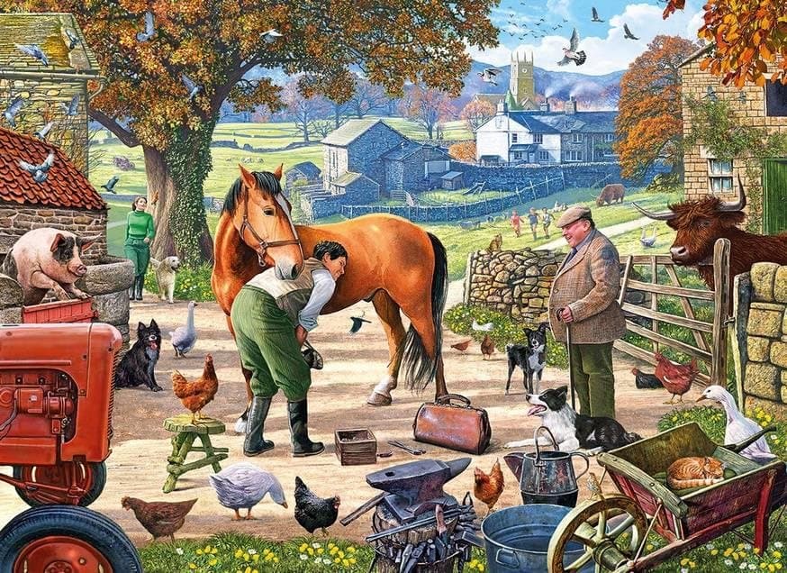 GIBSONS Puzzle Kovář na farmě 500 dílků