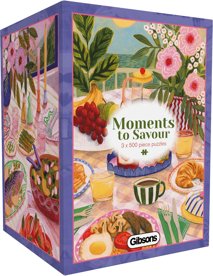 GIBSONS Puzzle Okamžiky k vychutnání 3x500 dílků