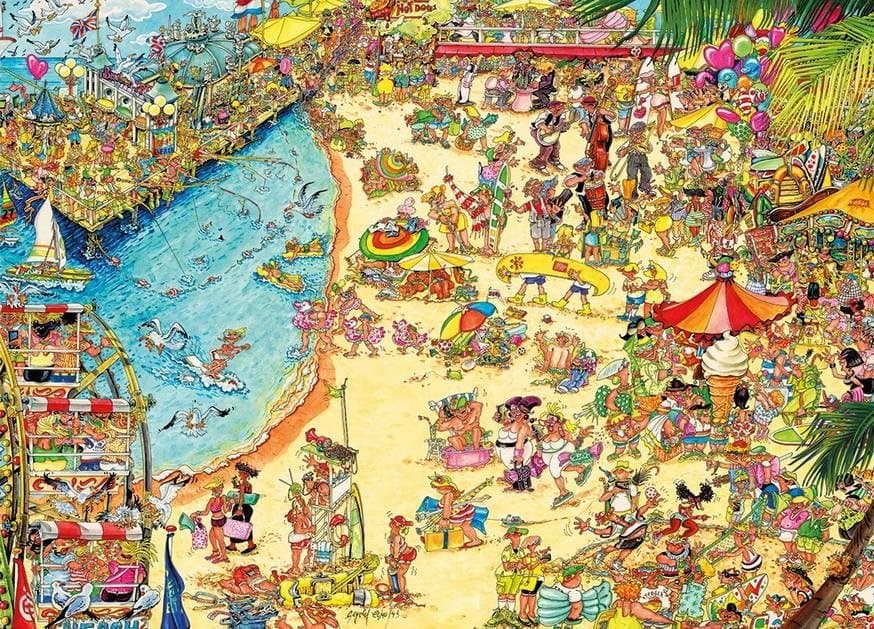 GIBSONS Puzzle Pobřežní žertíky 1000 dílků