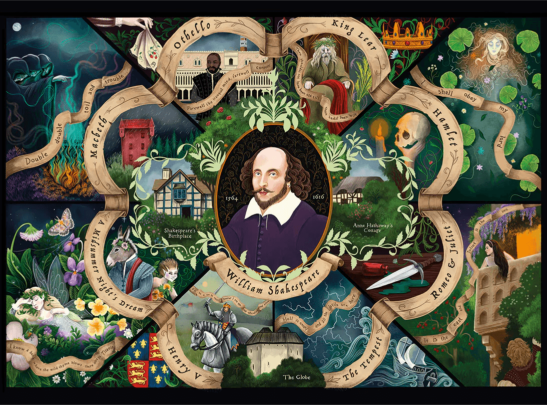 GIBSONS Puzzle Shakespeare 1000 dílků