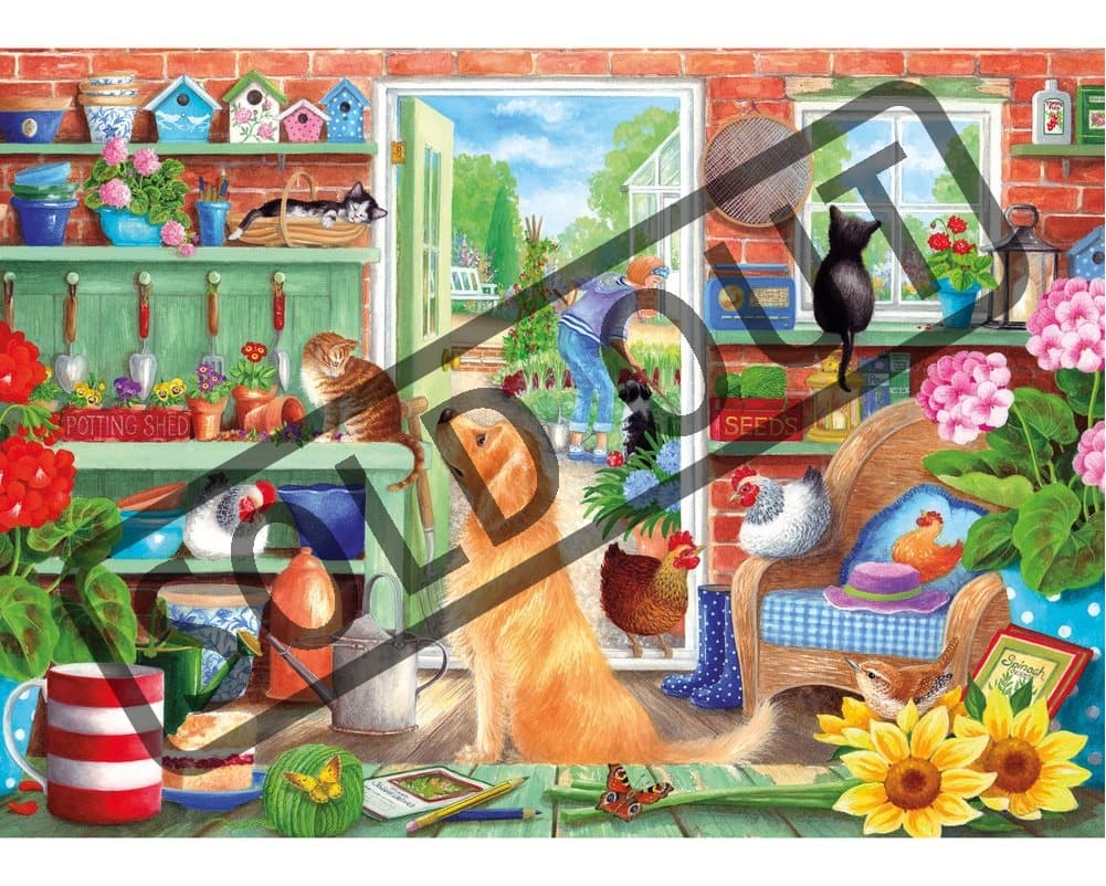GIBSONS Puzzle Zahradní poličky 1000 dílků