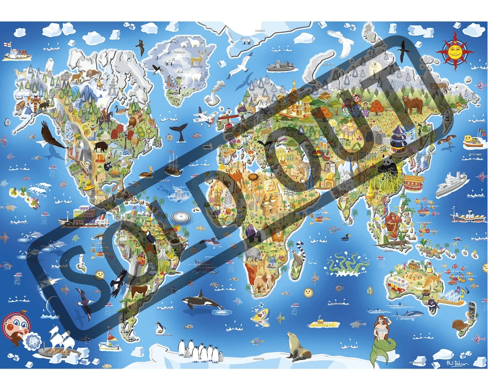 GIBSONS Vzdělávací puzzle Náš svět 250 dílků