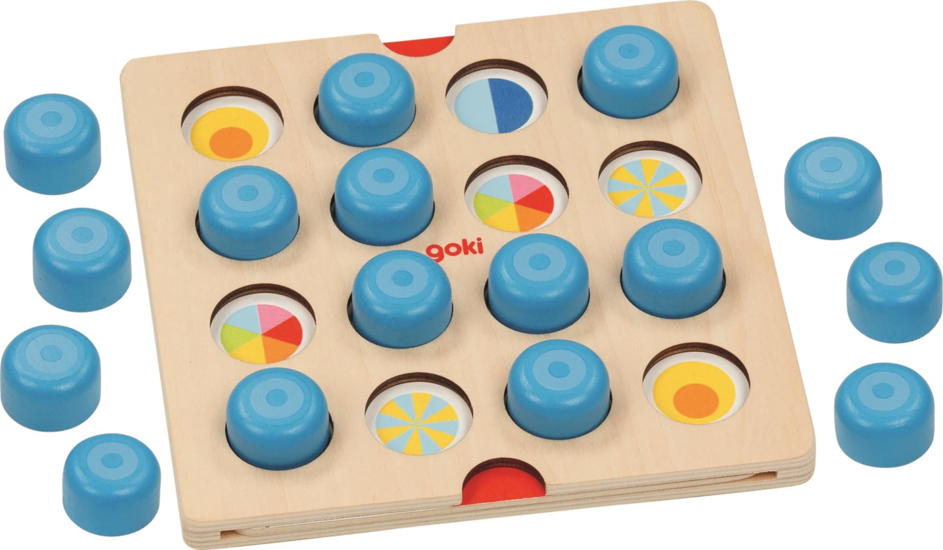GOKI Deskové pexeso Zvířátka a symboly
