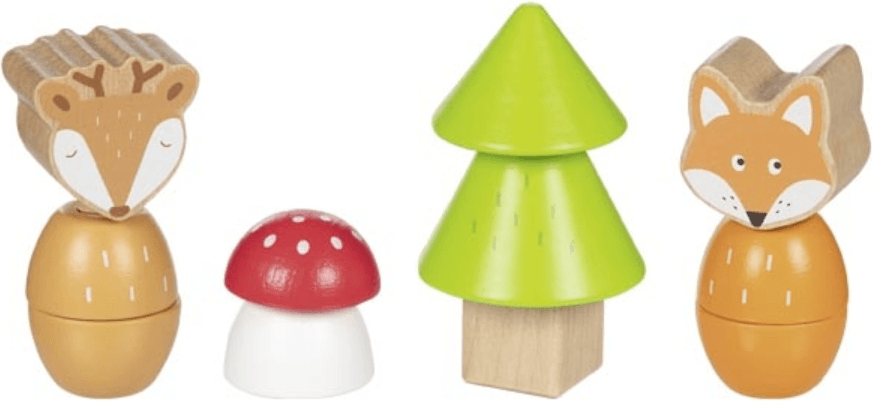 GOKI Dřevěné figurky Kamarádi z lesa