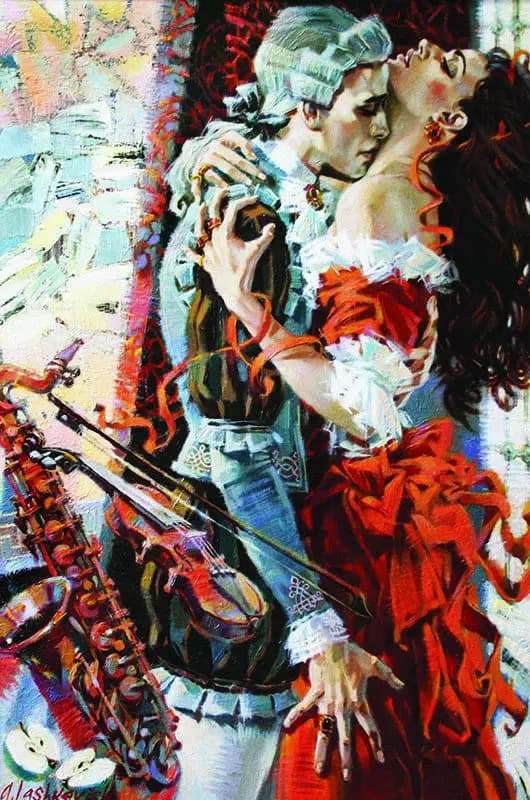 Gold Puzzle - Puzzle Kiss retro - 1000 dielov