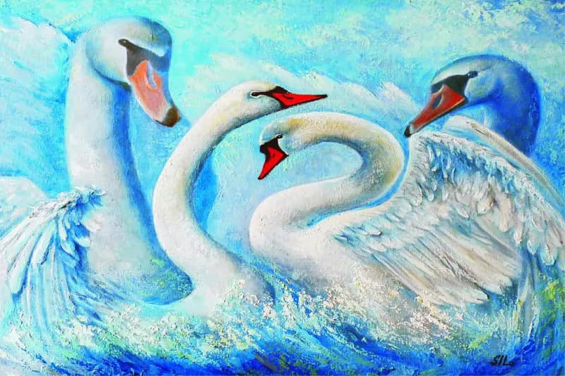 Gold Puzzle - Puzzle Swans - 1000 dielov