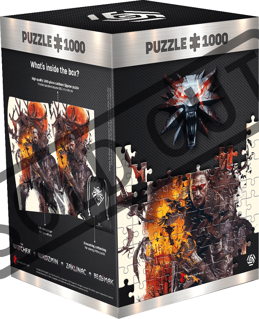 GOOD LOOT Puzzle Witcher - Monsters 1000 dílků