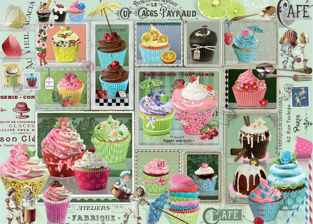 Grafika - Puzzle Cupcakes - 500 dielov