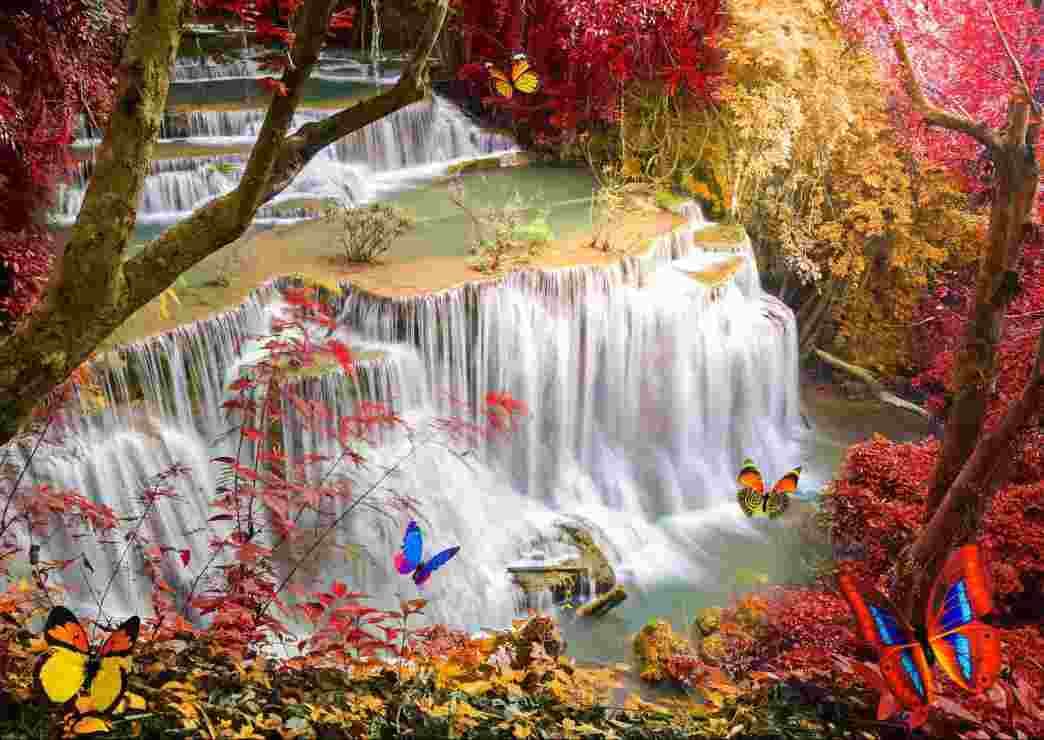 Grafika - Puzzle Deep Forest Waterfall - 2000 dielov
