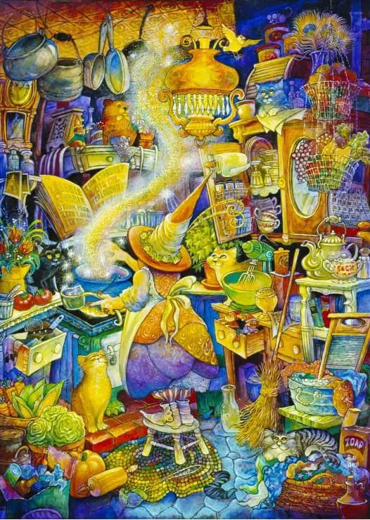 Grafika - Puzzle Kitchen Witch - 1000 dielov